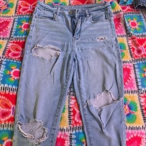 American eagle ripped jeans